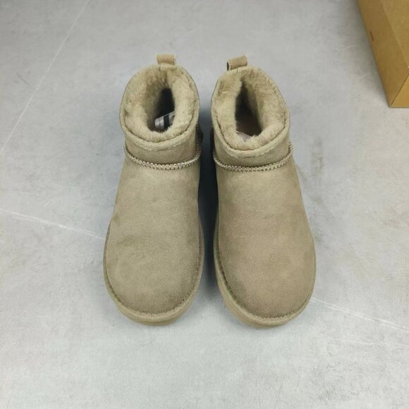 UGG Classic Ultra Mini Women's antelope Ankle Boots - Picture 4 of 8